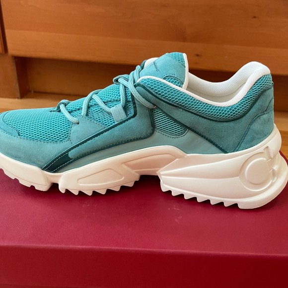 Blue Skylar Sneaker from Salvatore Ferragamo - Picture 7 of 13